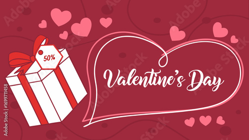 Valentine s day gift sale with 50 percent off