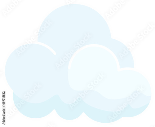 vector illustration of cloud