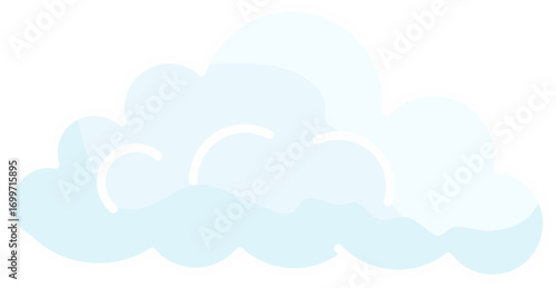 vector illustration of cloud