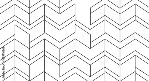 Abstract Geometric Vector Pattern with Line Art Elements Modern Style