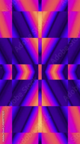 abstract blue and pink pattern background with squares