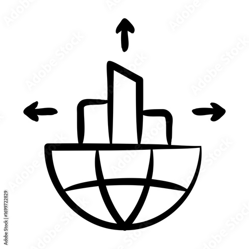 Urban Sprawl Icon