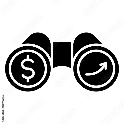Economic Outlook Glyph Icon