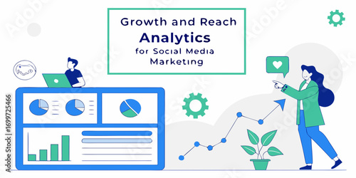 Business analytics for social media marketing growth
