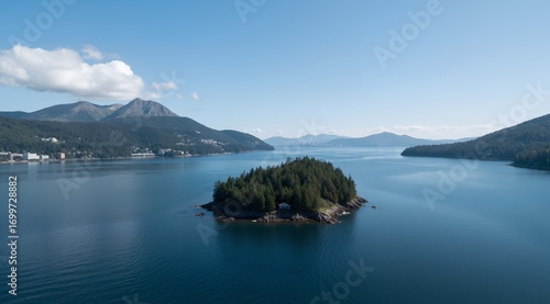 lake in the mountains of norway