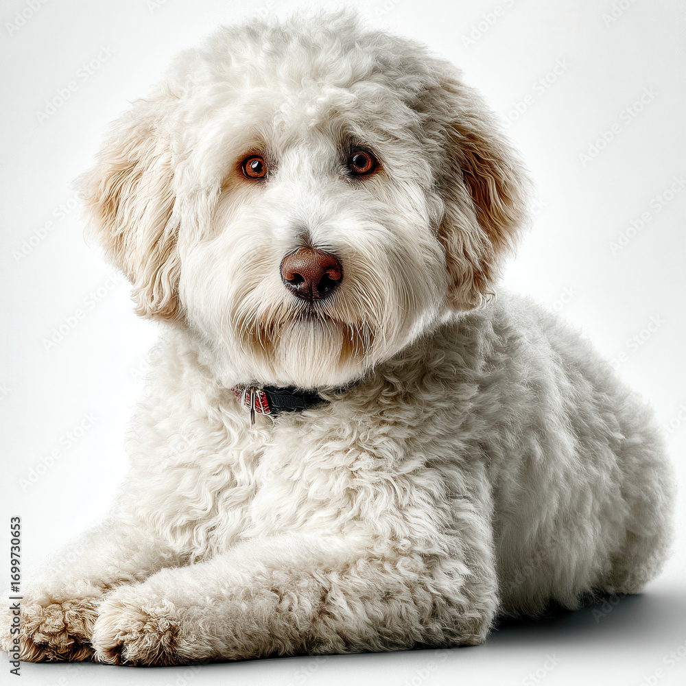 Obraz premium Happy lifestyle festival with fashionable pets indoor environment joyful viewpoint on dog companionship