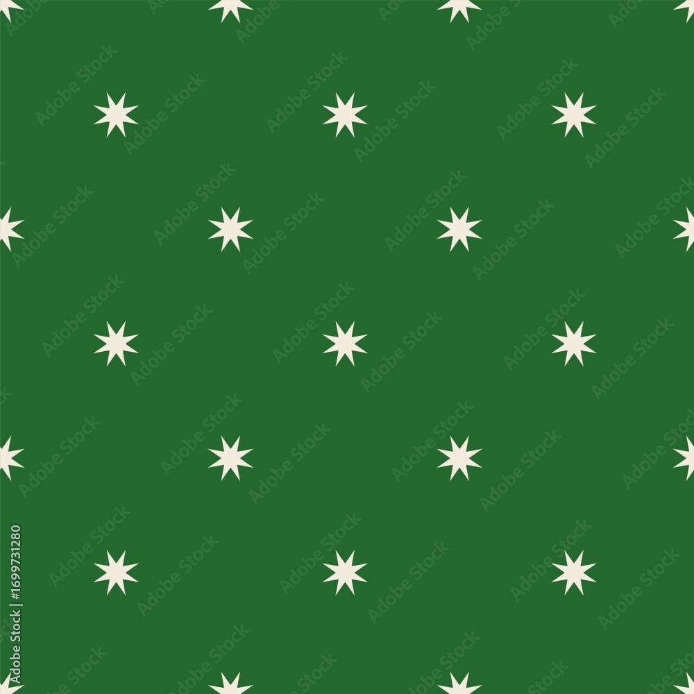 custom made wallpaper toronto digitalWhite Stars Green Background Pattern