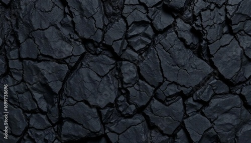 Intricate, dark lava stone texture; deep black, rough, abstract background,  texture,  background