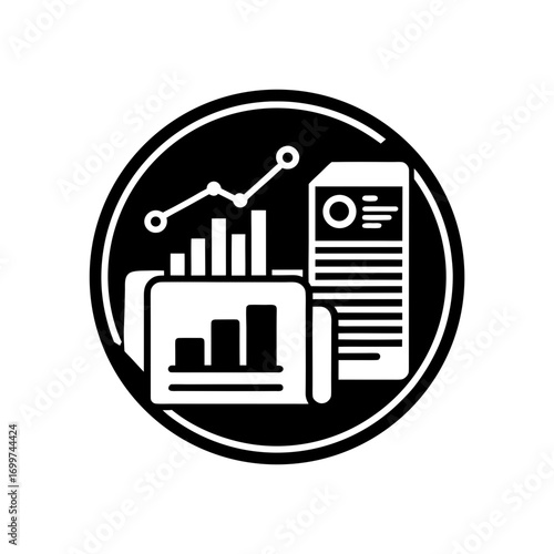 reporting and analytics icon 
