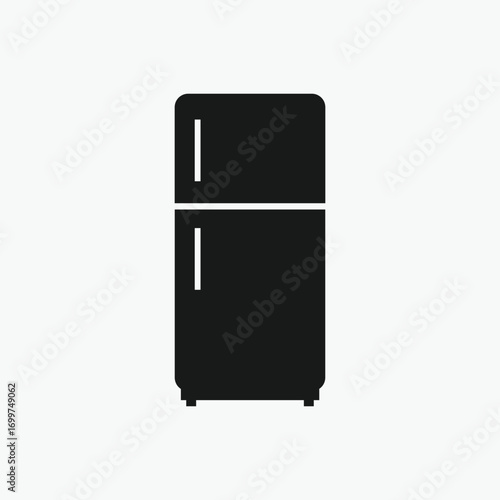  double-door fridge icon refrigerator vector
