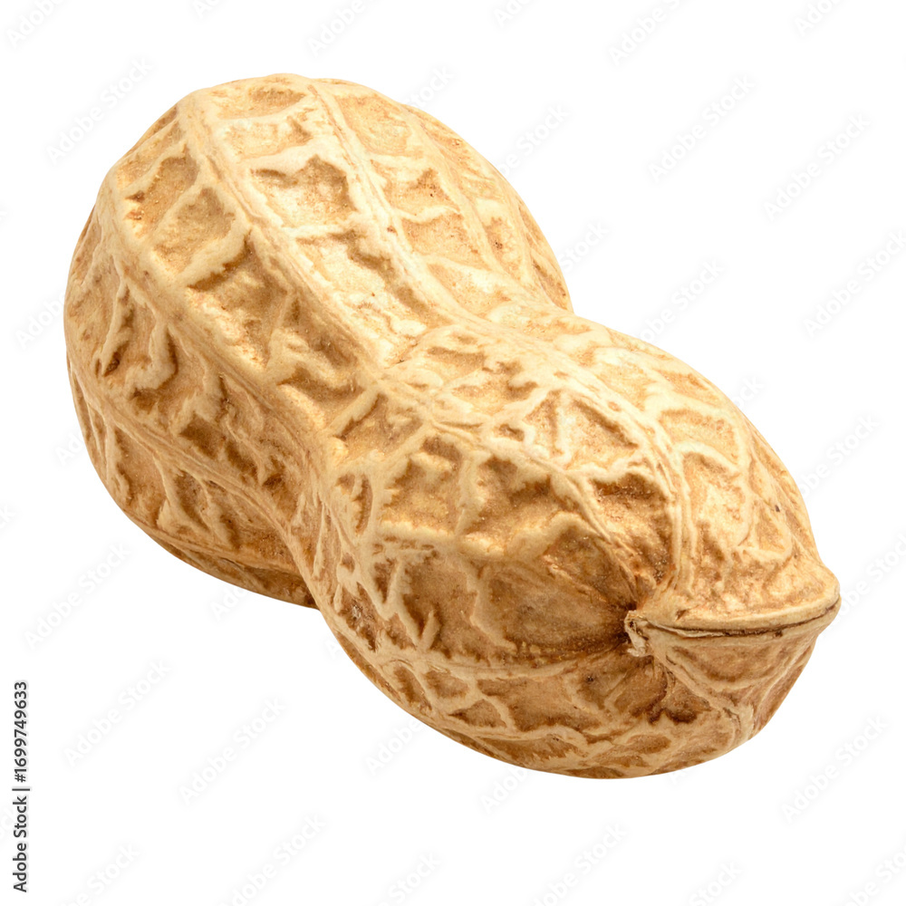 Obraz premium Isolated whole and cracked walnuts with brown shells are a healthy, organic snack
