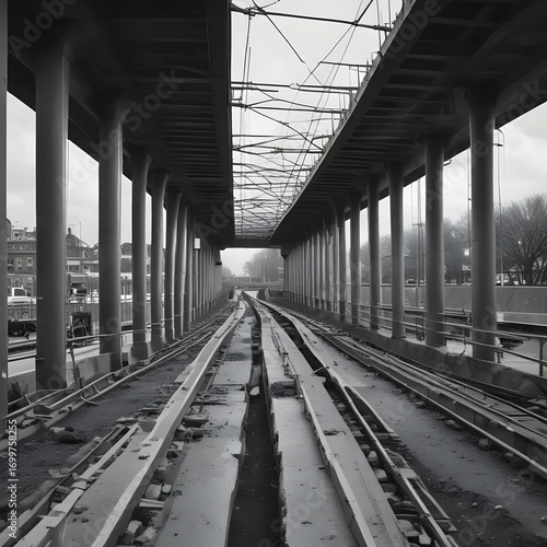 railway bridge over the river