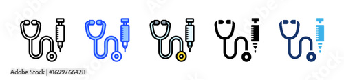 Doctor Set Icon Collection With Multiple Styles
