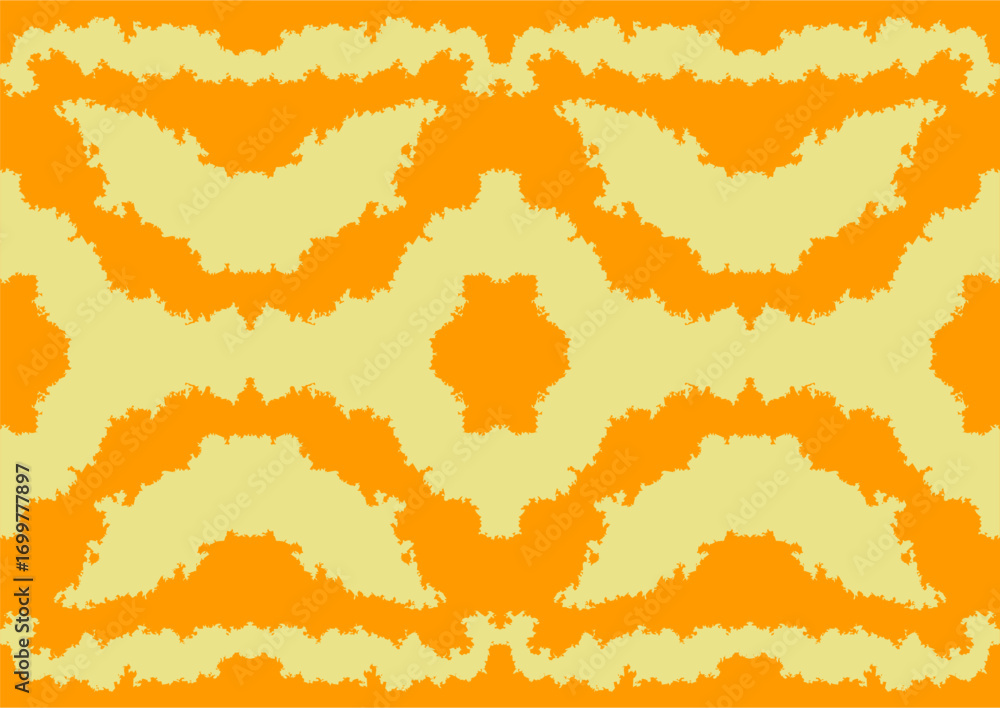 Fototapeta premium tiger stripes seamless pattern. Tiger Pattern Design. Drawing Safari Texture Print. Abstract Animal Background.