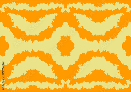 tiger stripes seamless pattern. Tiger Pattern Design. Drawing Safari Texture Print. Abstract Animal Background.