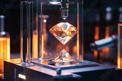 Diamond inspection machine precise gem assessment technology advanced equipment