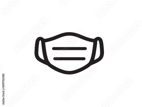 Professional Foley Catheter Icon in Sleek Modern Minimal Medical Vector Artwork