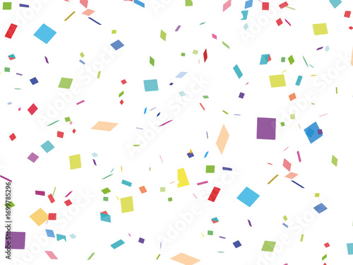 カラフルな紙吹雪の背景