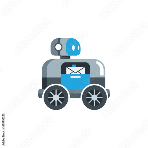 This mascot icon set shows progress in AI intelligence; a task of detailed programming requires cooperation, monitoring, and a solution for efficient operation