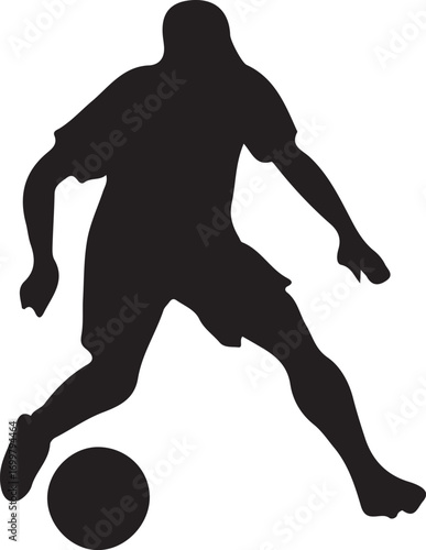 football player silhouette