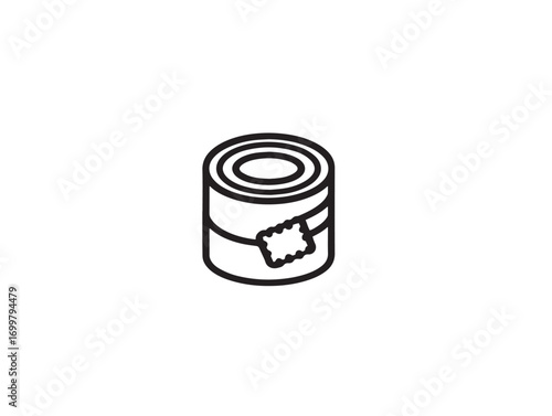 Elegant elastic bandage symbol illustration in detailed vector drawing