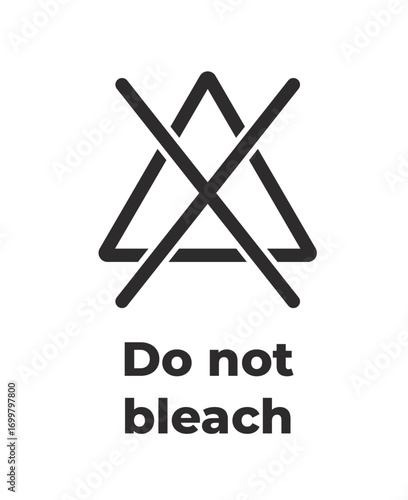 Laundry Symbol - Do not bleach