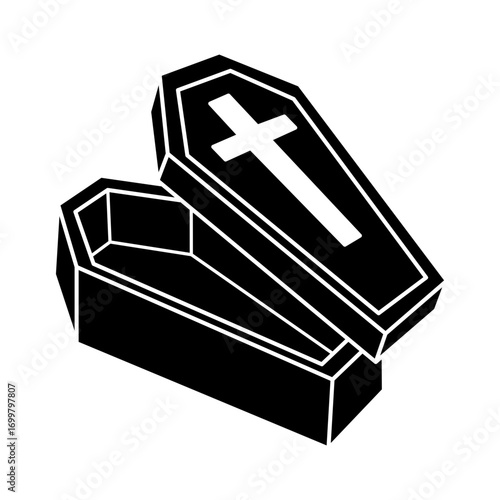 Coffin Icon Black