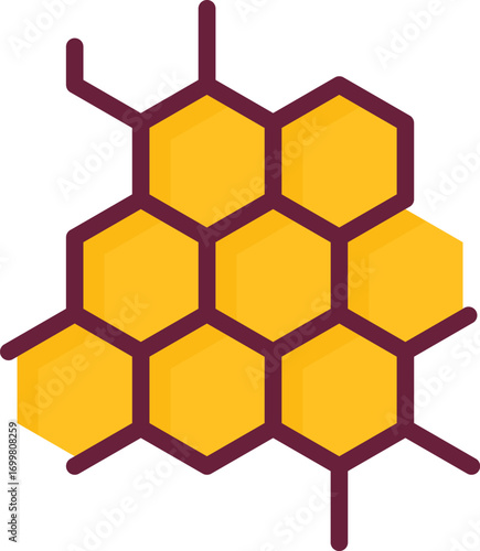 Beeswax lineal color icon