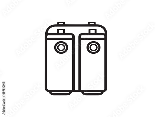 Minimal Otoscope Specula Icon for Medical Diagnostics in Line Style