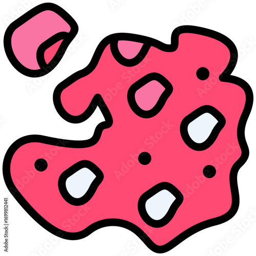 Melanoma icon for cancer diagnosis, website, application, printing, document, poster design, etc