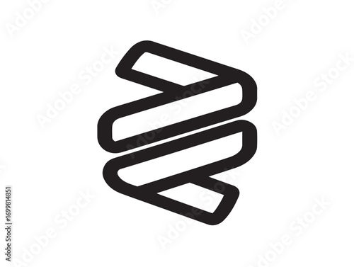 Professional medical splint equipment icon in flat vector