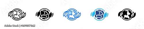 Eco Friendly Icon Set Multiple Style Collection
