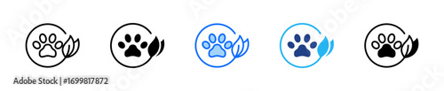 Wildlife Conservation Icon Set Multiple Style Collection