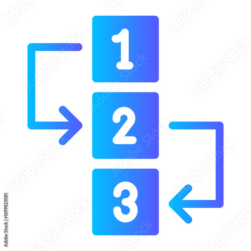 step-by-step icon