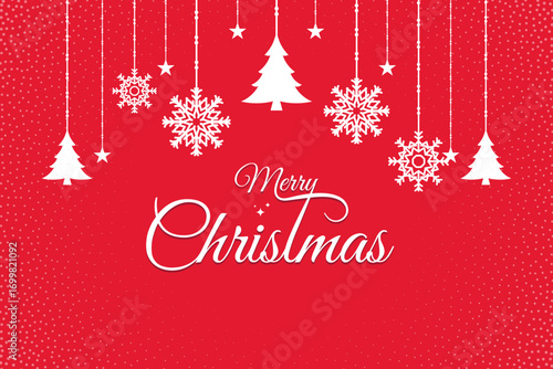Merry Christmas and happy new year typography, December, stars, Christmas typography in vector EPS, 10