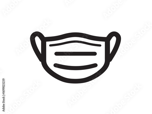 Professional medical protective surgical masks vector illustration