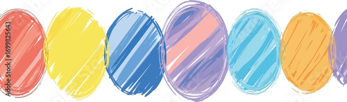 Colorful Oval Shapes.