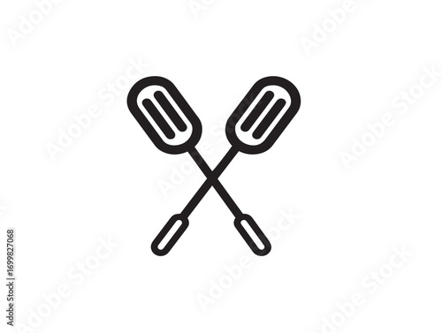 Clean vector line drawing of medical swabs equipment