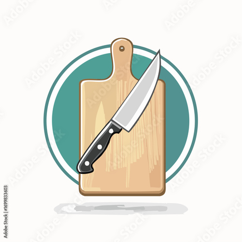 Knife & Cutting Board Logo