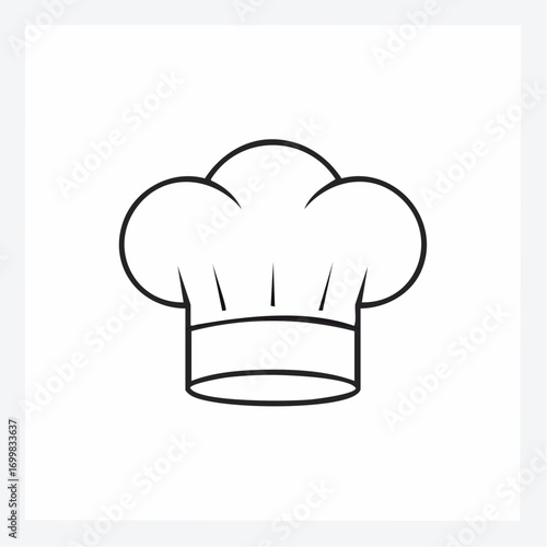 Chef Hat Outline