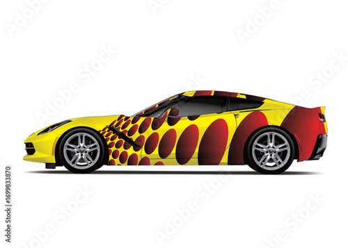 sport car vector illustration