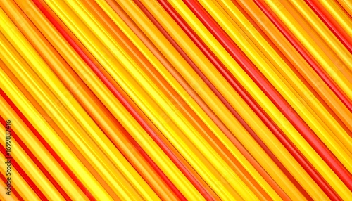 Diagonal vibrant lines of yellow and red