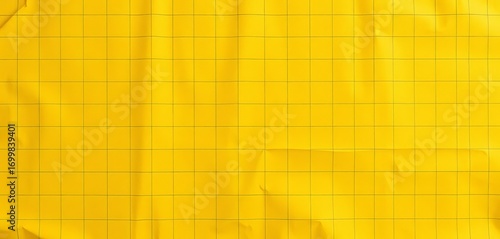 Aged yellow gold paper grid, folded texture, millimeter markings,  folded paper,  gold paper texture