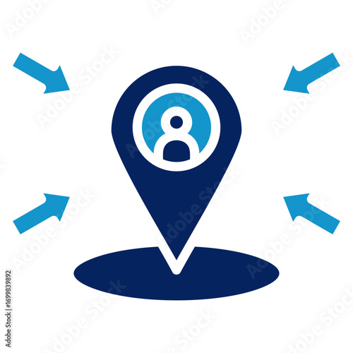 Pickup Point Icon Element For Design