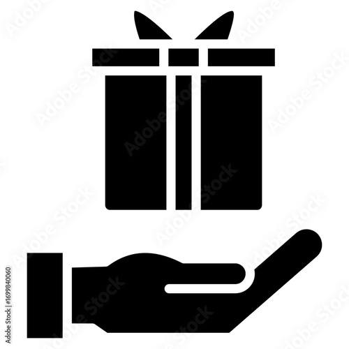 Reward Box Icon Element For Design