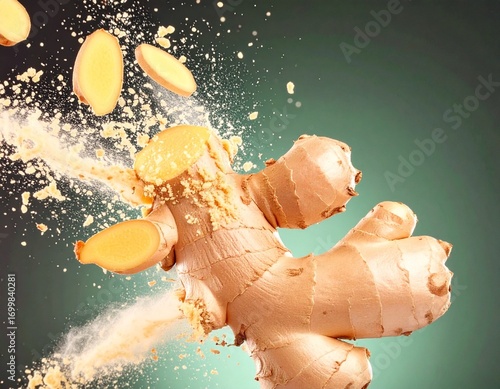 Vibrant Ginger Root Explosion A Burst of Flavor and Health