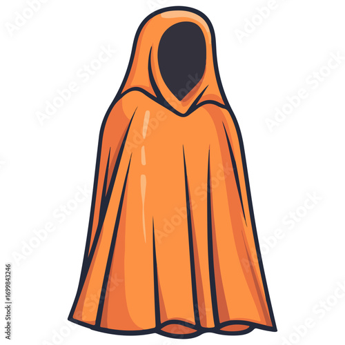 death cape, dress up, halloween, festival, vector, transparent background, cape, icon, model, style, cloak, hood, costume, ghost, dark