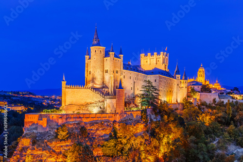 Segovia, Spain. The Alcazar of Segovia. Castilla y Leon.