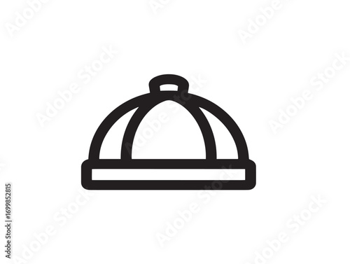 Stylish clean design of medical surgical cap illustration