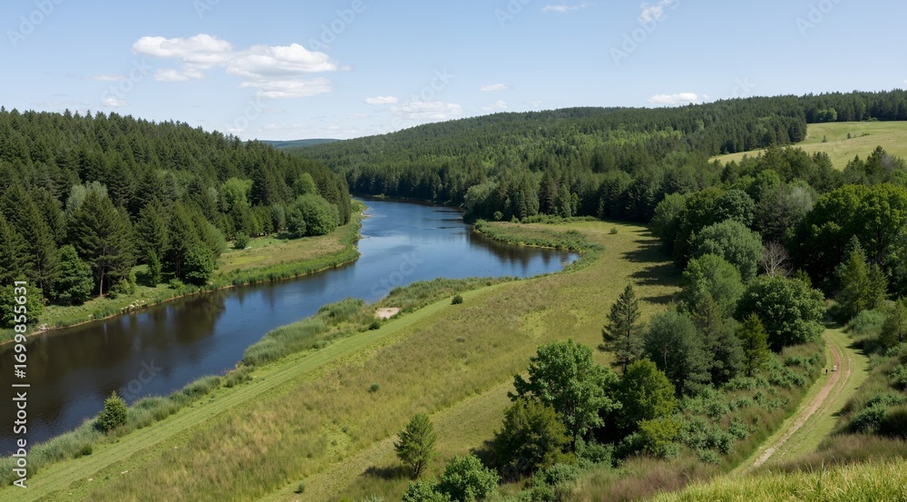 Fototapeta premium lake in the mountains